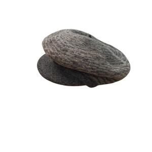 Scala Women's Collezionne 100% Wool Hat Size OS Grey Retro Vintage Style